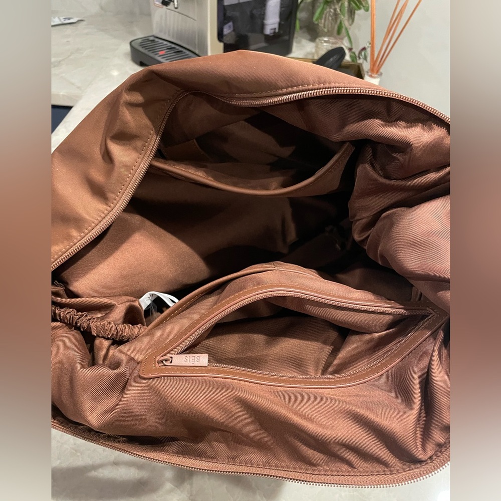 BEIS Maple Brown Weekender - Picture 9 of 16